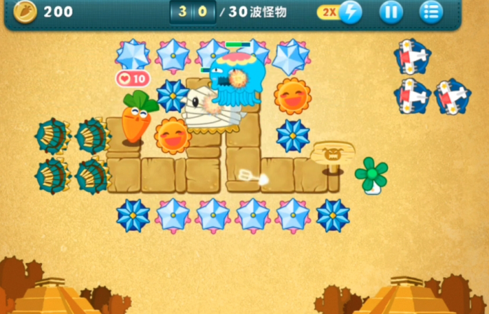 保卫萝卜终极挑战43关怎么过3