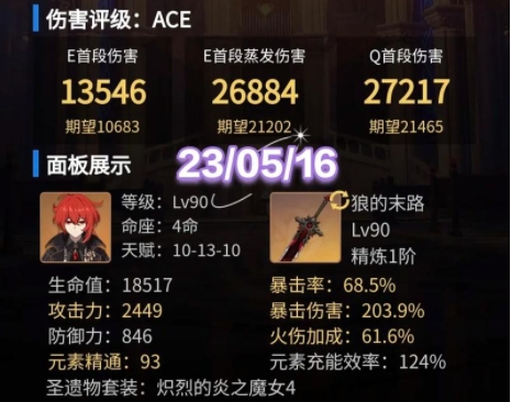 原神中的迪卢克怎么配圣遗物2