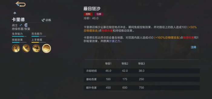 决胜巅峰卡里德技能怎么用2