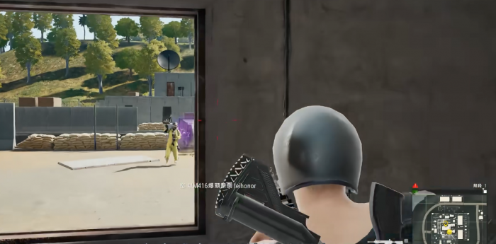 绝地求生中如何开左边肩射2