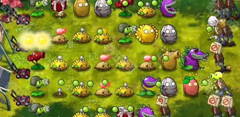 《植物大战僵尸融合版》新僵尸冲锋黑曜石小鬼2