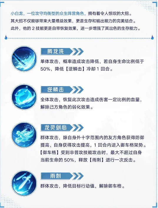 《西游笔绘西行》小白龙技能介绍3