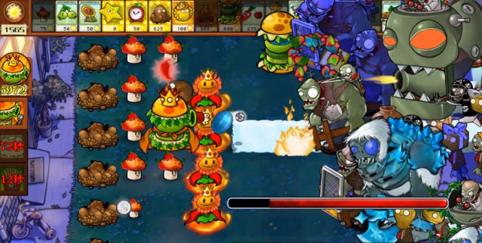 《植物大战僵尸杂交版》英雄植物汉堡王介绍5