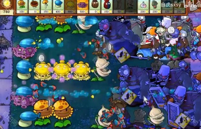 《植物大战僵尸杂交版》挑战模式第25关通关攻略6