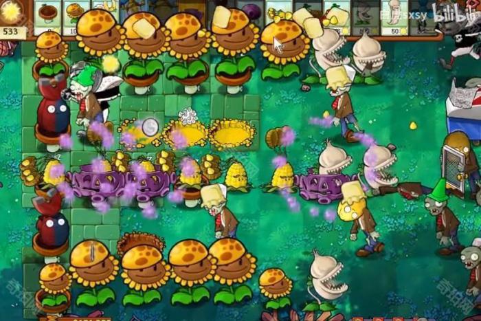 《植物大战僵尸杂交版》挑战模式第48关通关攻略5