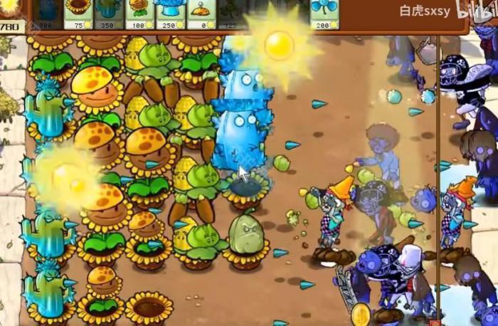 《植物大战僵尸杂交版》挑战模式第13关通关攻略5