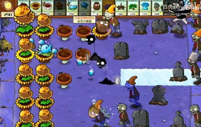 《植物大战僵尸杂交版》挑战模式第1关通关攻略4