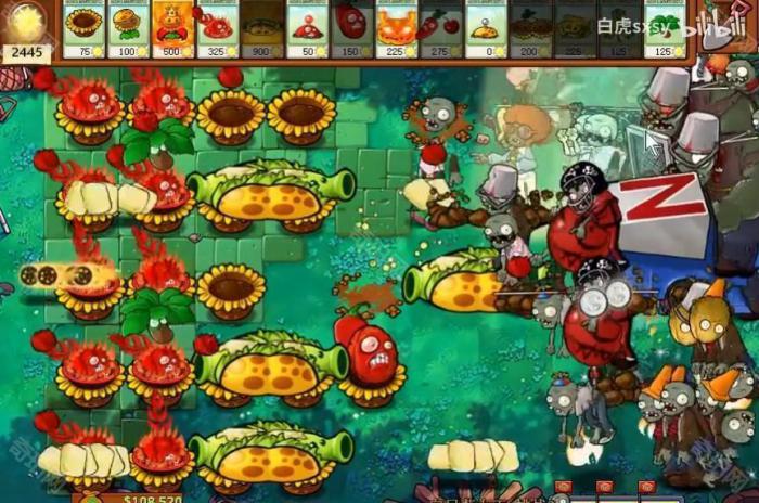 《植物大战僵尸杂交版》挑战模式第35关通关攻略6