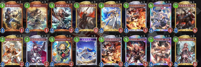 《影之诗超凡世界》开服卡组强度排行榜3