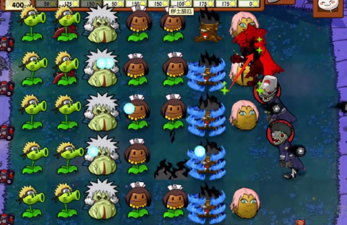 《植物大战僵尸火影版》新僵尸水门僵尸介绍3