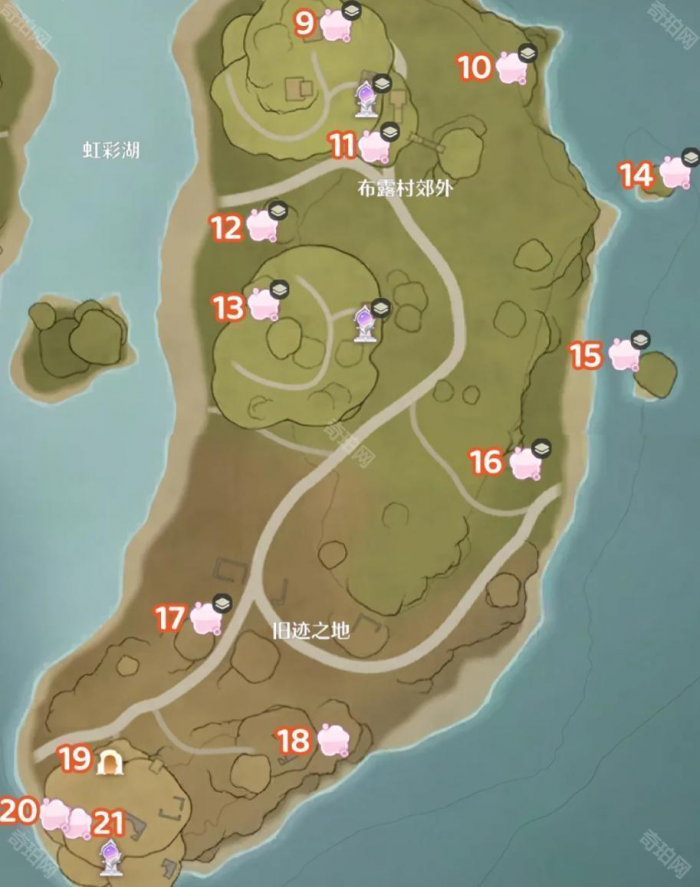 《无限暖暖》1.5无忧岛奇想气泡位置一览3