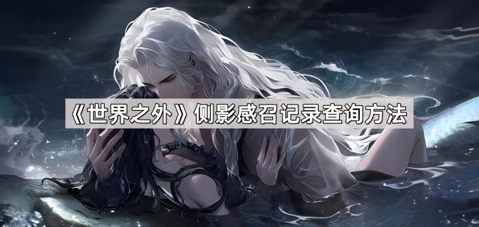 世界之外侧影感召记录查询方法_世界的外侧