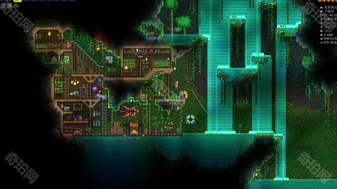 《泰拉瑞亚》蝙蝠鱼获取方法3