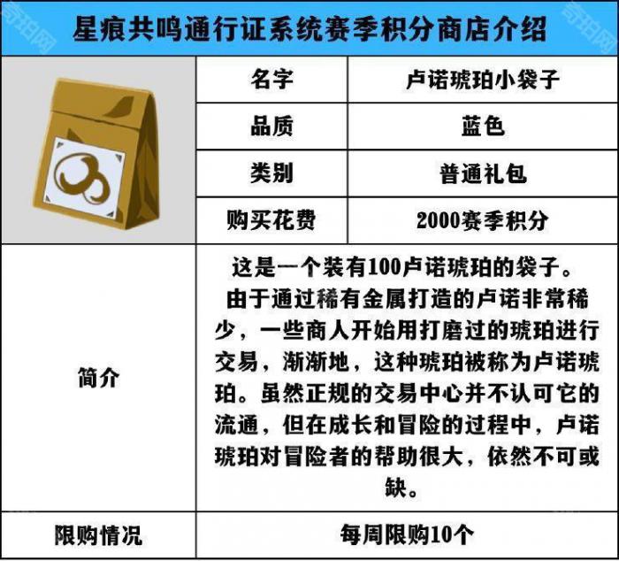 《星痕共鸣》通行证系统介绍26