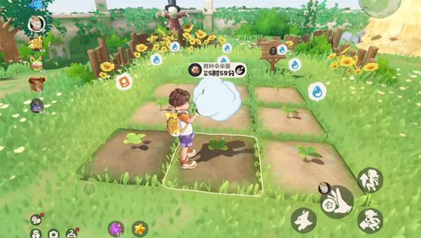 洛克王国世界农场怎么浇水施肥5