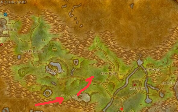 魔兽世界石爪山脉怎么去灰谷4