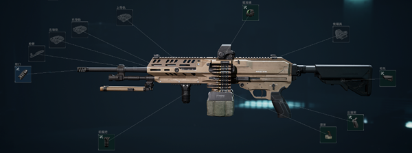 三角洲行动M250怎么改枪3