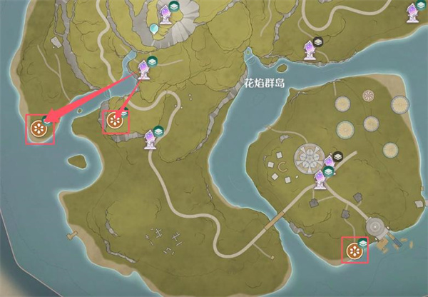 无限暖暖聆风洞窟3个烟花在哪3