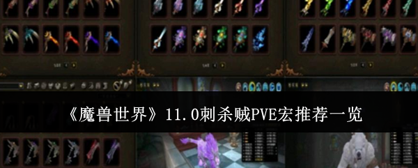 魔兽世界11.0刺杀贼PvE宏哪些好用1