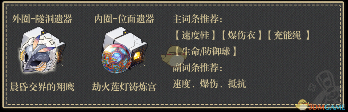 崩坏星穹铁道2.7星期日遗器怎么搭配3