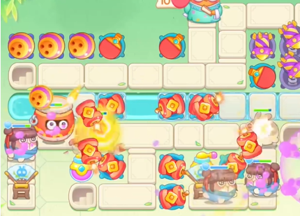 保卫萝卜4梁波波与祝秋秋第6关怎么过6