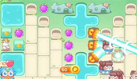 保卫萝卜4梁波波与祝秋秋第13关怎么过3