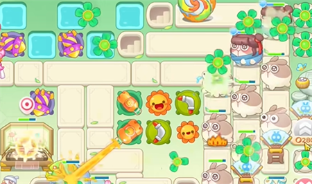 保卫萝卜4梁波波与祝秋秋第14关怎么过4