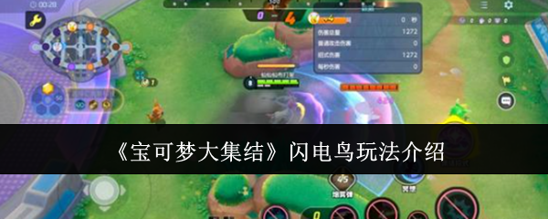 宝可梦大集结闪电鸟怎么玩1