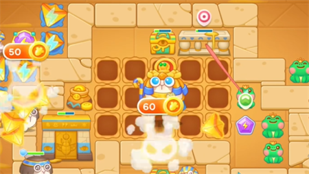 保卫萝卜4法老归来第114关怎么过3