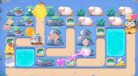 保卫萝卜4万圣奇妙夜第7关怎么过1