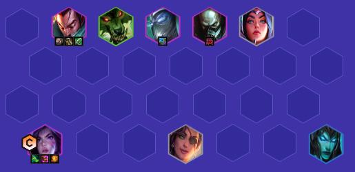 金铲铲之战s9六挑战卡莎阵容怎么玩7