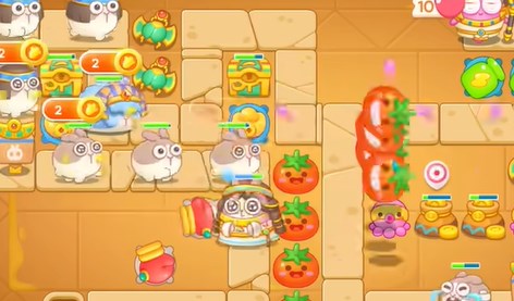 保卫萝卜4法老归来第83关怎么过3