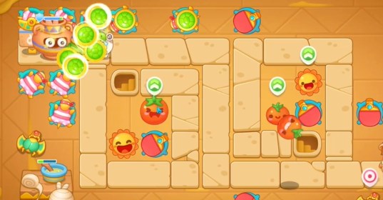 保卫萝卜4法老归来第55关怎么过5