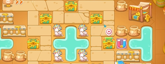 保卫萝卜4法老归来第44关怎么玩3