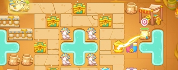 保卫萝卜4法老归来第44关怎么玩4