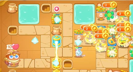 保卫萝卜4法老归来第35关怎么过4