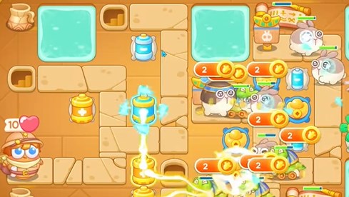 保卫萝卜4法老归来第35关怎么过5