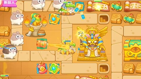 保卫萝卜4法老归来第30关怎么过3