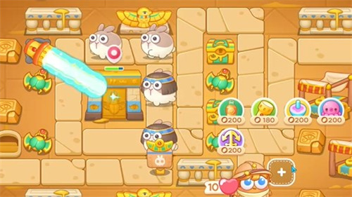 保卫萝卜4法老归来第28关怎么过2