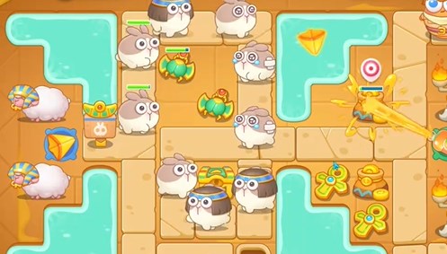 保卫萝卜4法老归来第25关怎么过2