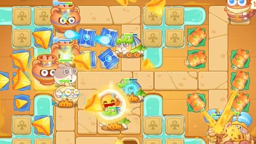 保卫萝卜4法老归来第25关怎么过7