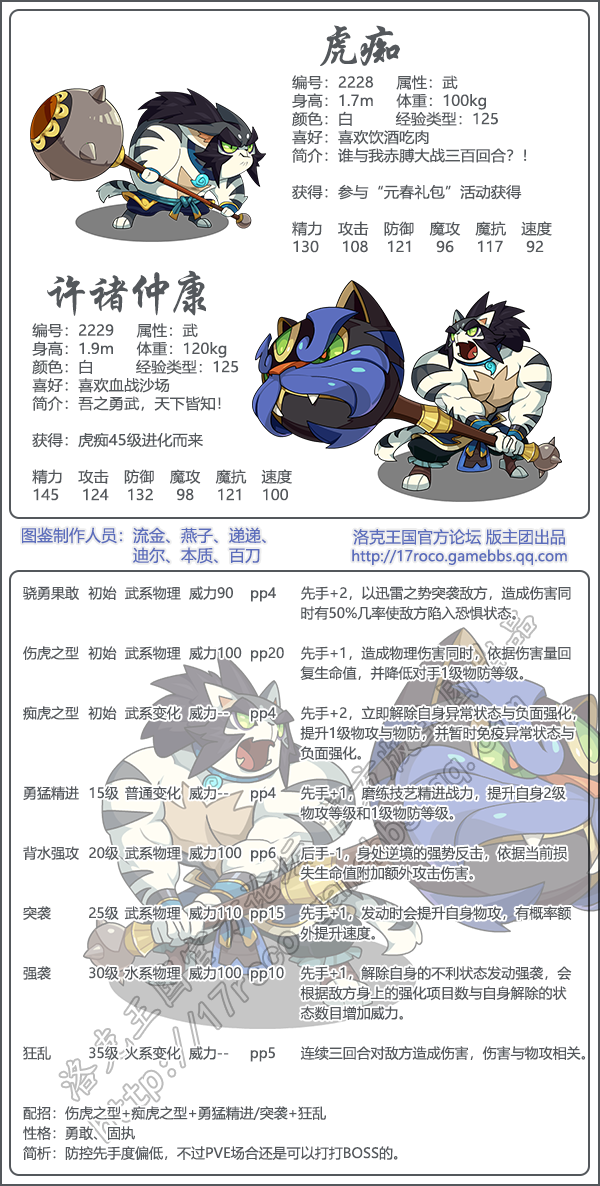 洛克王国虎痴技能是什么1