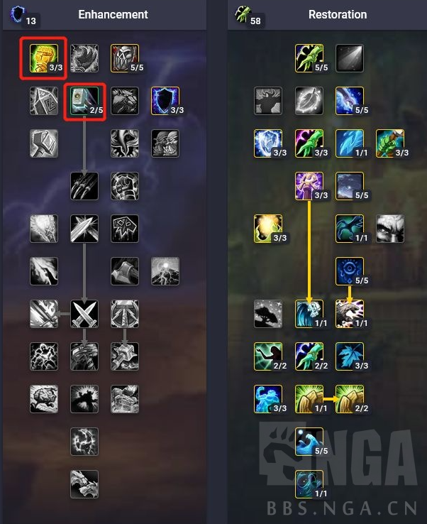 魔兽世界wlk暗牧练级天赋点什么1