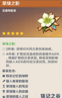 原神温迪圣遗物怎么搭配2