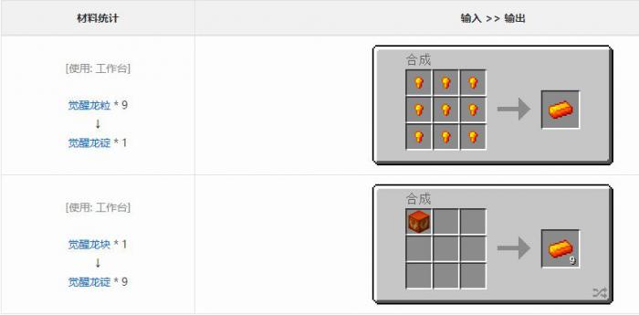 我的世界觉醒龙锭怎么获得_我的世界觉醒龙锭咋做