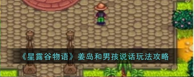 星露谷物语姜岛怎么和男孩说话1