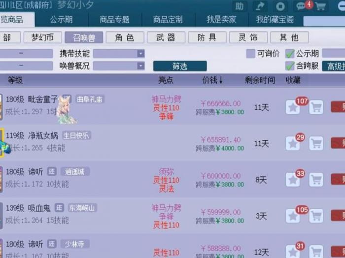 梦幻西游藏宝阁多少级可以卖东西1