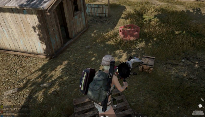 绝地求生如何用锅挡子弹2