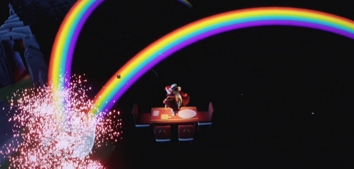 光遇怎么在樱花树下放彩虹2