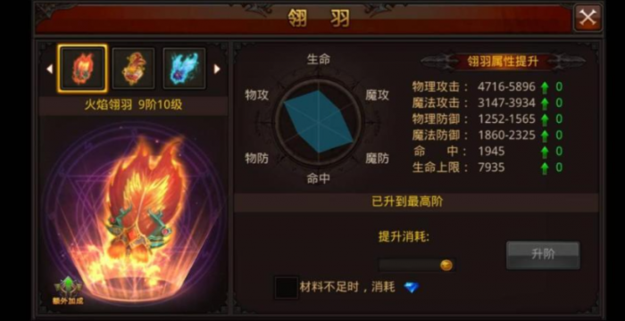 全民奇迹怎么合成翅膀3